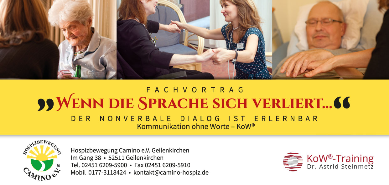 "Wenn Sprache sich verliert..." Kommunikation ohne Worte - KoW® - nonverbaler Dialog